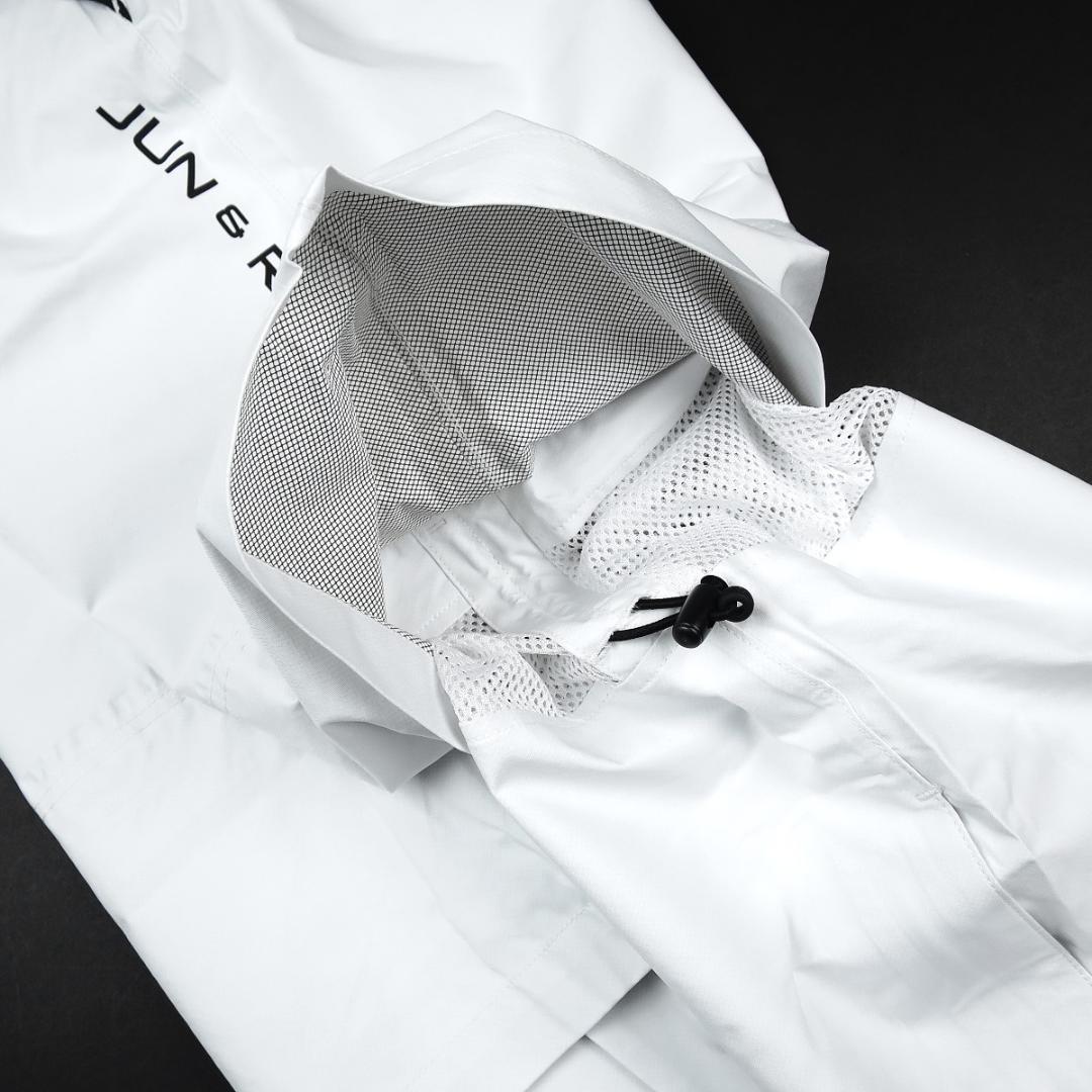 JUN&ROPE' ホワイト レインウェア M