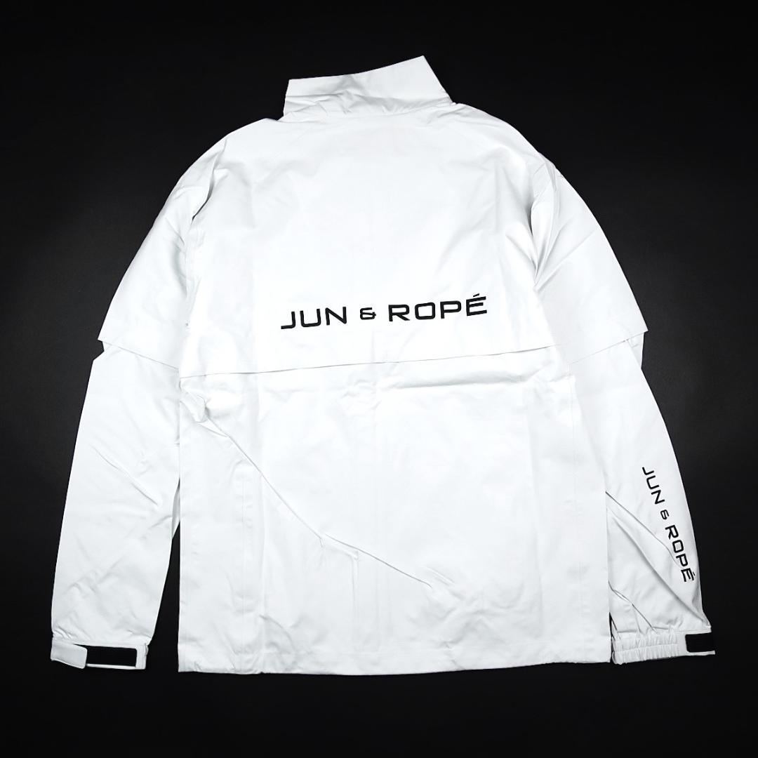JUN&ROPE' ホワイト レインウェア M