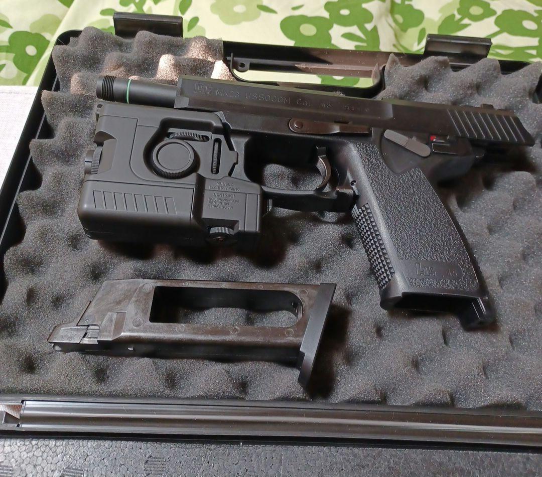 最終値下げMK23 ガスガン 　ブラック夢のブローバックするSOCOM　Mk23