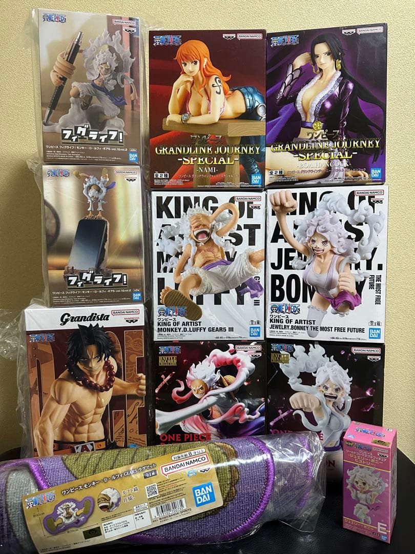 ワンピース　フィギュア＋マット　11個　まとめ売り