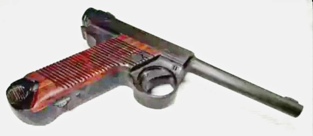 南部十四式アフリカ黒檀模型　1/1スケール　手作　新品