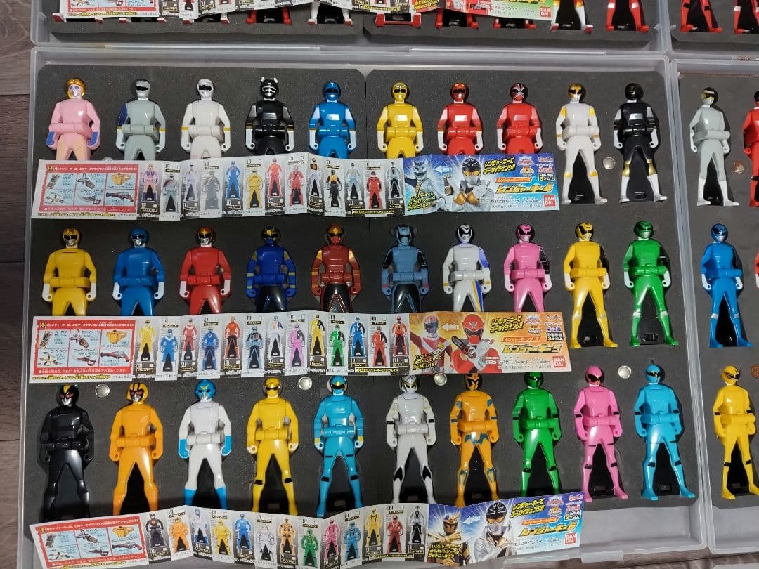 レンジャーキーセット　ガチャ　食玩　01.02.03.04.05.1-7　貴重品
