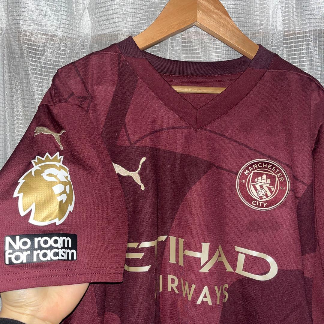 国内正規品　マンチェスターシティ　24-25 3rd グヴァルディオル　ネーム