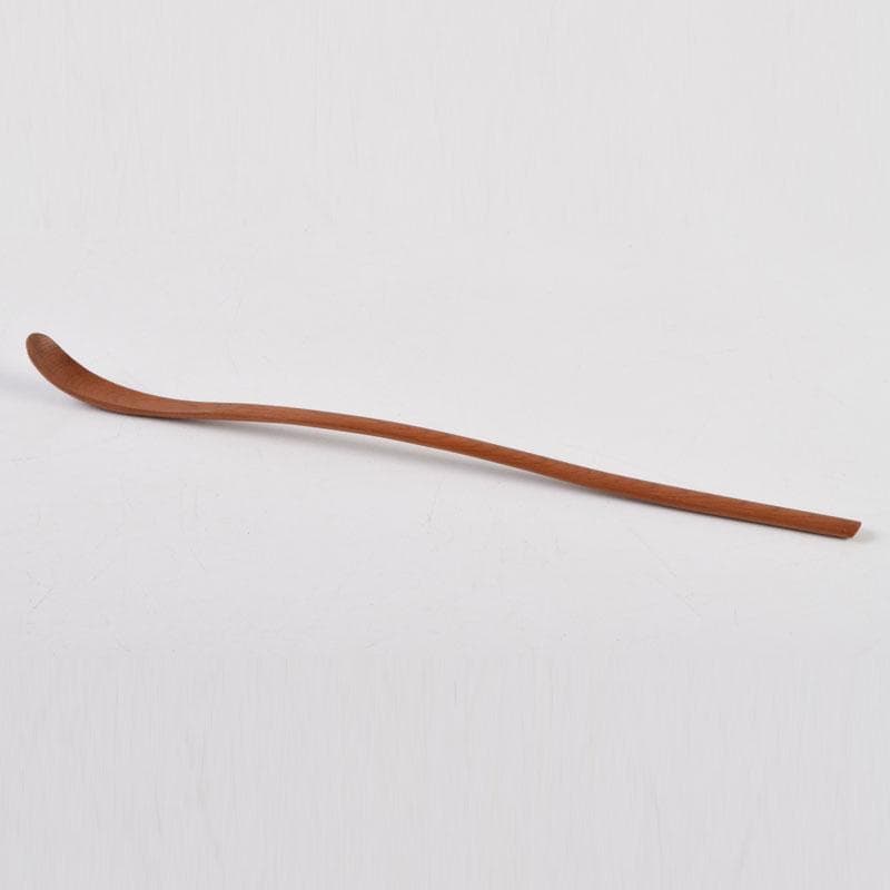 茶道具　飛騨一位木　松喜斉作　茶杓　共箱　V　8975