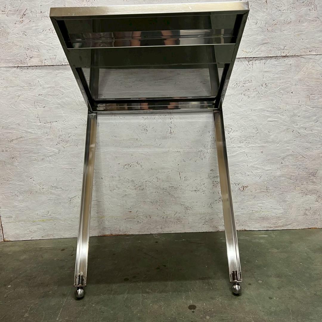 ステンレス 業務用 片脚作業台 W655×D600×H880 美品 N0908