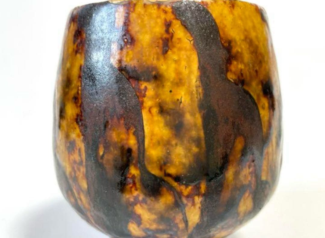 作家物 船木研児 船木研兒 指描 湯呑 湯呑み 民芸 民藝 布志名焼 舩木研児