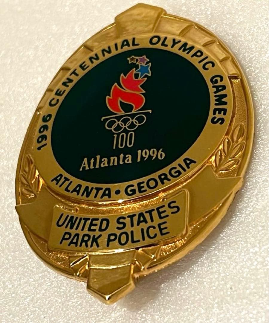 （レア）1996 PARK POLICEアトランタオリンピック記念　バッジ