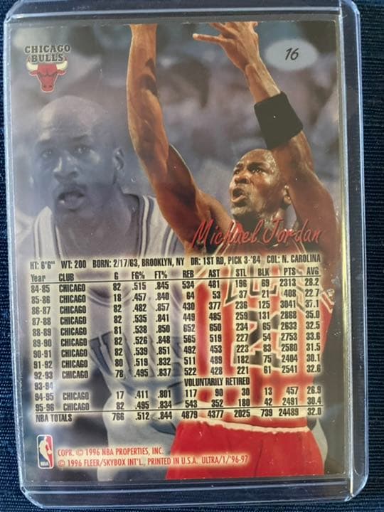 NBAカード　マイケルジョーダン・デニスロッドマン・アレンアイバーソン