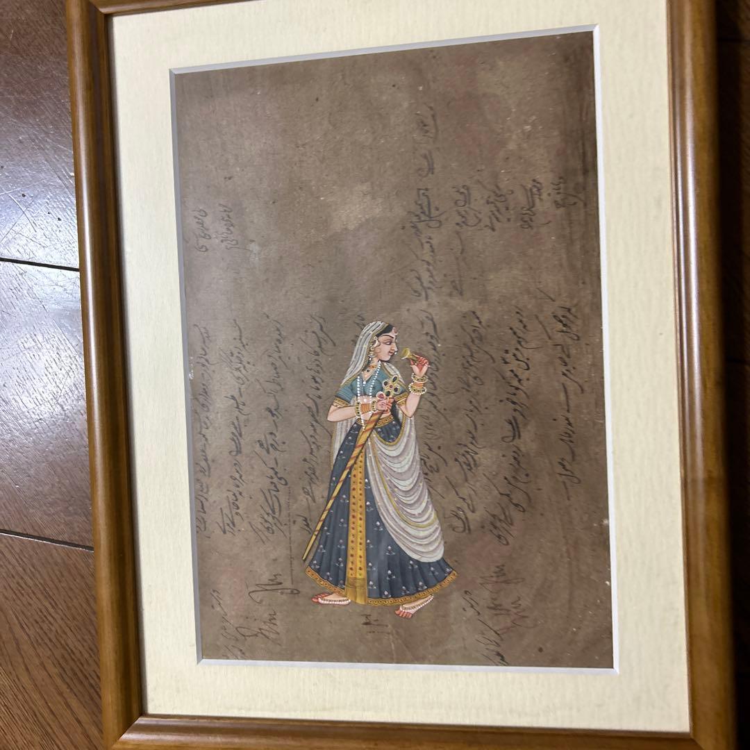 細密絵画　モハメド・イラシャフ・アリ・カーン・ゴーリ アート