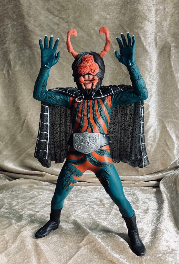 完成品　ビリケン商会　蜘蛛男　リアルモデルキットシリーズ