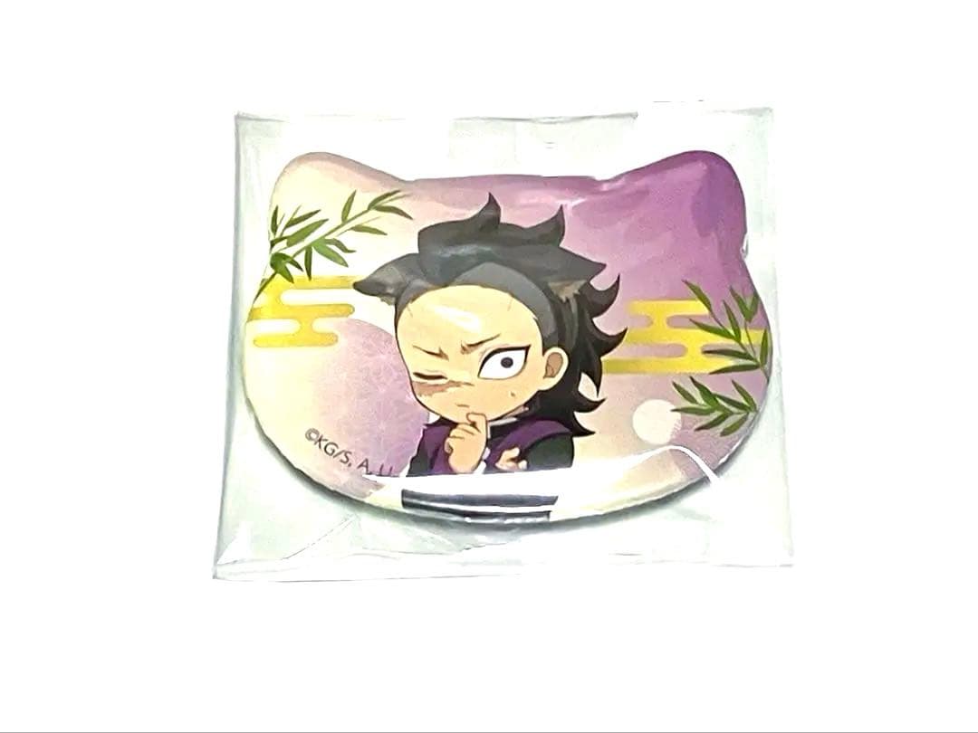 鬼滅の刃 猫型缶バッジ 不死川玄弥 ナンジャタウン 缶バッジ