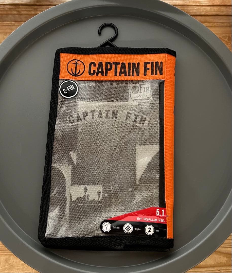 Captain Fin Jeff McCallum Keel マッカラム　グレー