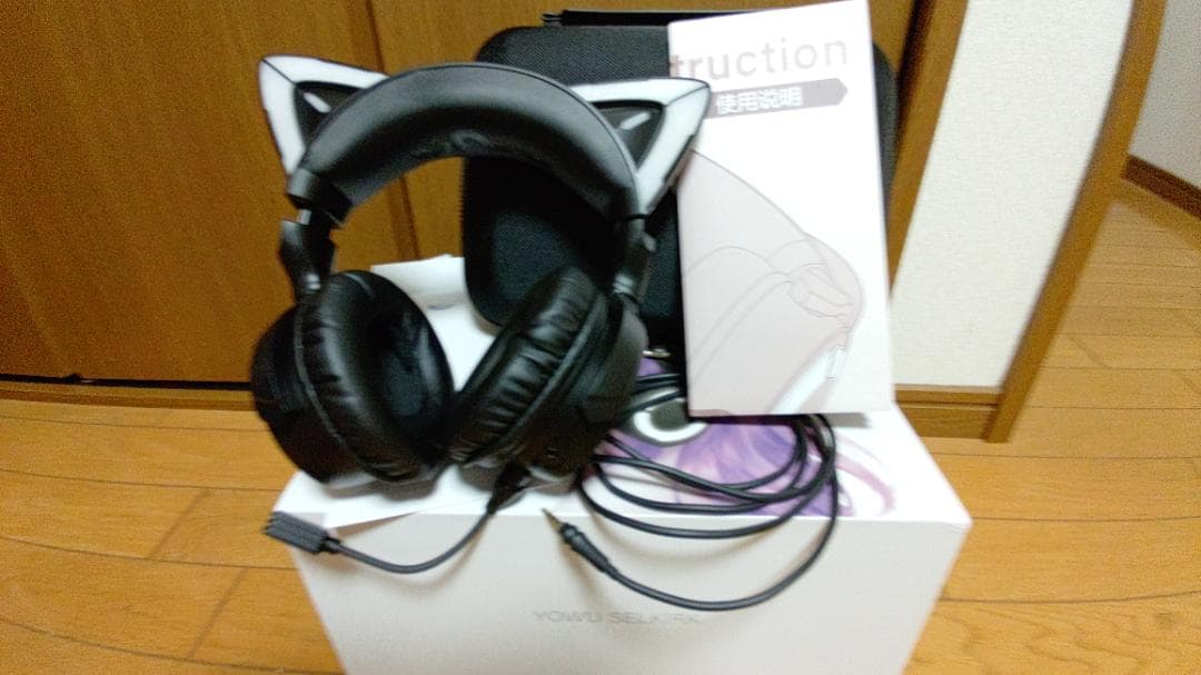 猫耳デザイン DJ用ヘッドフォン