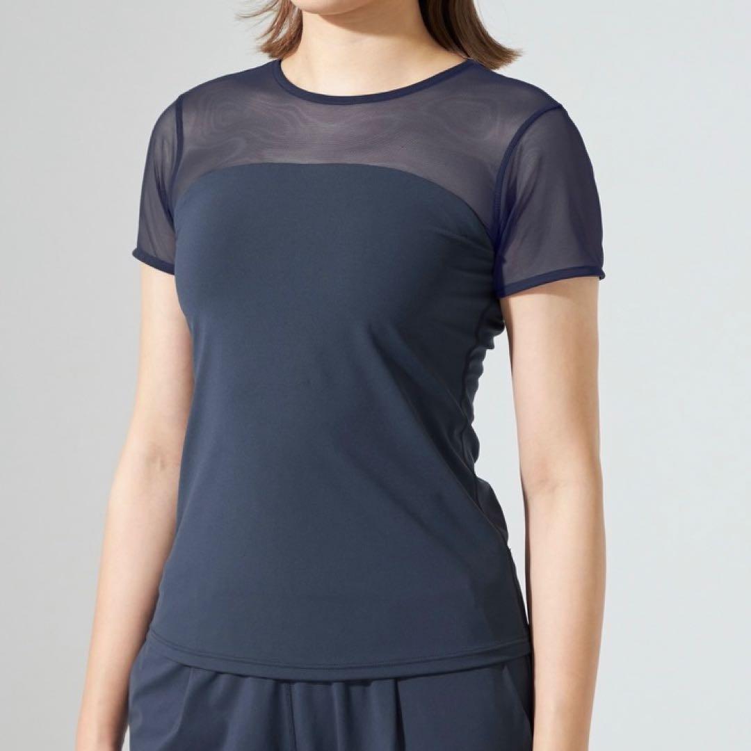 チャコット スムースライトトップ M 黒 ヨガウェア ダンス レオトップ ヨガ