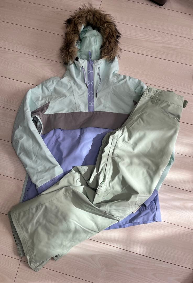 ROXY ロキシー スノーボードウェア スキーウェア 上下セット　M