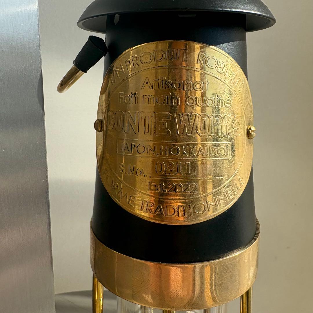 マイナーズランプ　CONTE WORKS 真鍮ブラックM新品未使用