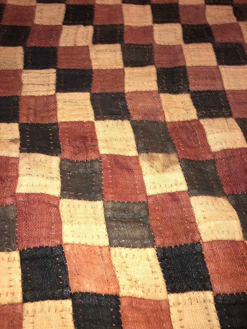 クバ族　草ビロード　貴重　アンティーク