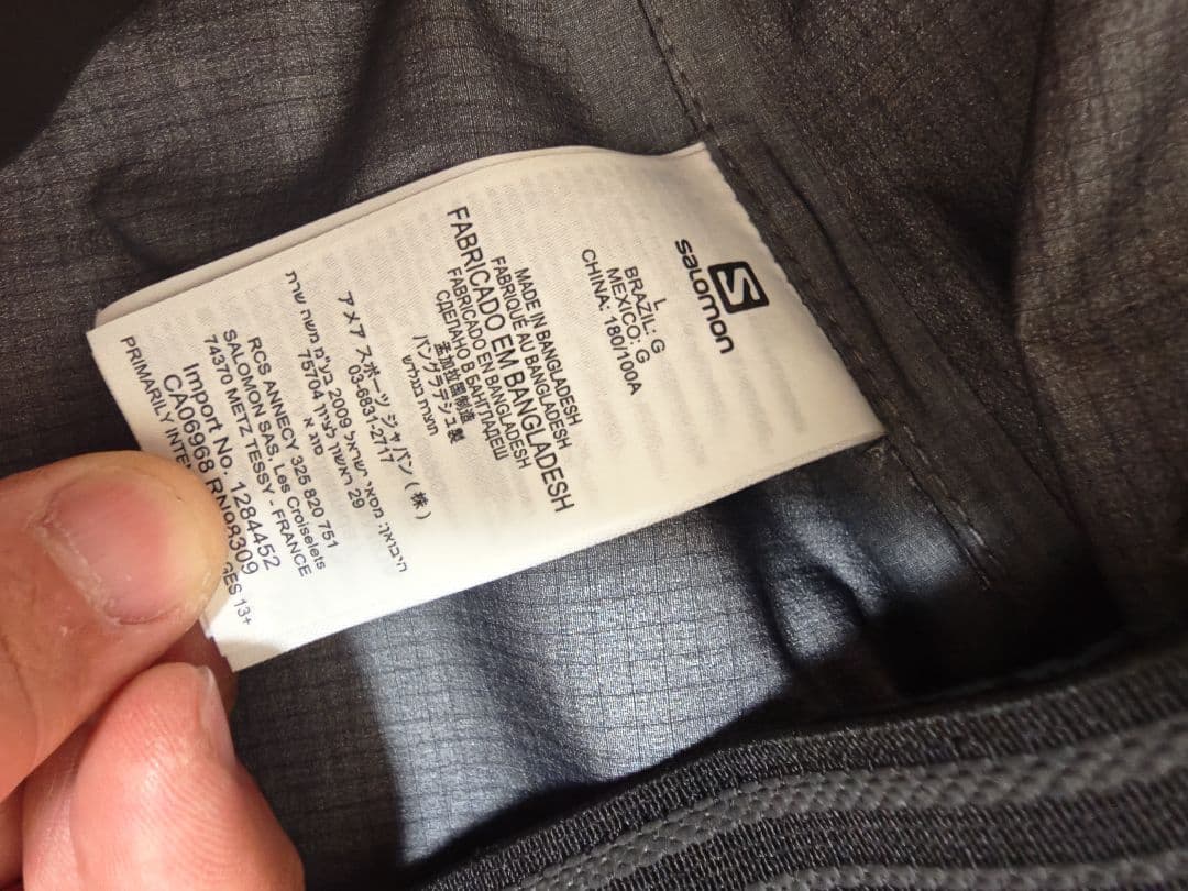 SALOMON S/LAB QST ジャケット Lサイズ