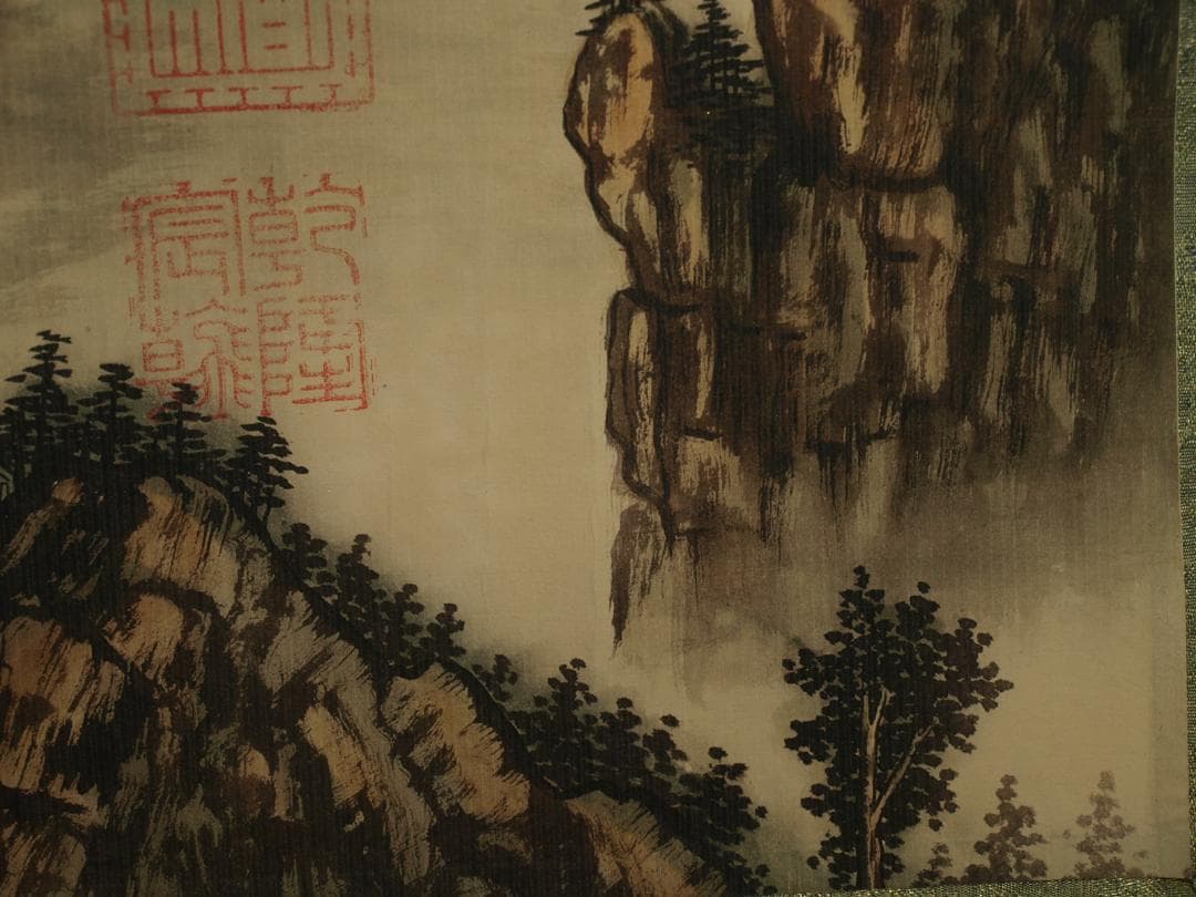 中国宋時代の掛軸　激安骨董品　肉筆保証　博物館保管品 BD429A11-7