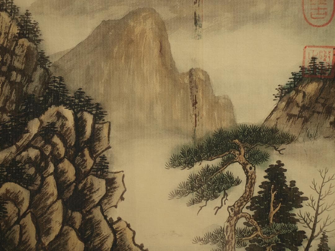 中国宋時代の掛軸　激安骨董品　肉筆保証　博物館保管品 BD429A11-7