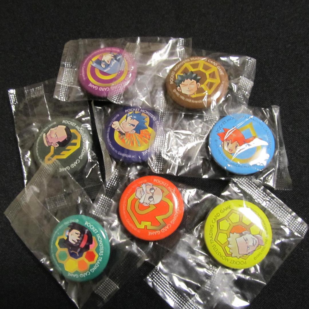 【未開封品】ポケモンカード　ジムリーダー　全種　缶バッジ　【非売品】