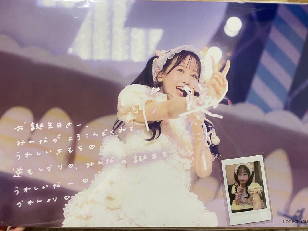 FRUITSZIPPER 松本かれん生誕 ポスター チェキ