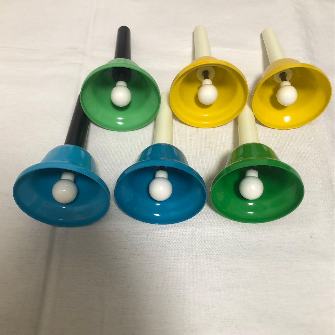 送料込★美品★ゼンオン ミュージックベル カラー ハンドベル CBR-20 訳有