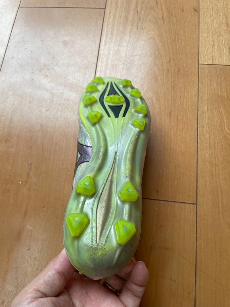 ミズノ　アルファ2 エリート　ホワイト/グリーン24.5cm