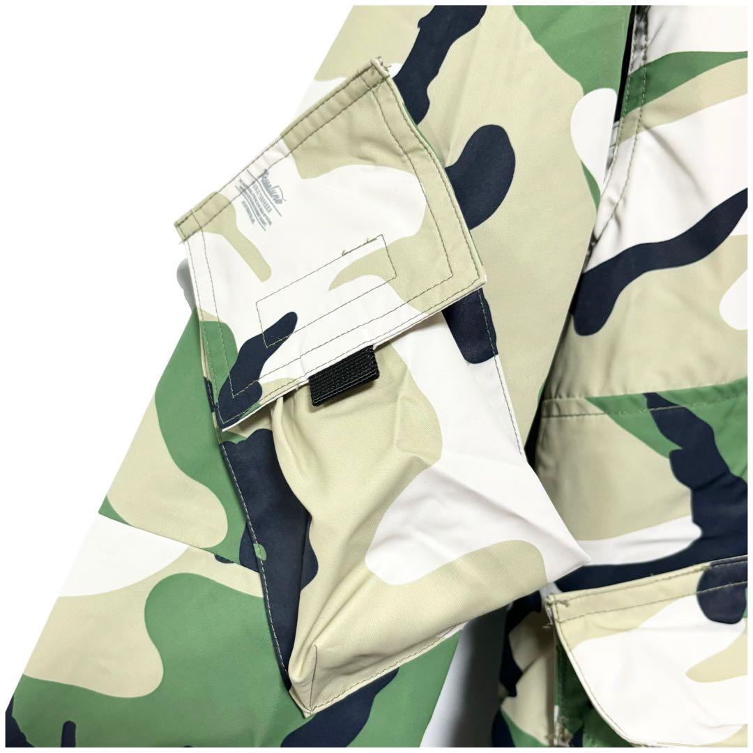 新品 ラッセルノ ゴルフ 2Way カスタム ロング ジャケット カモ 2XL