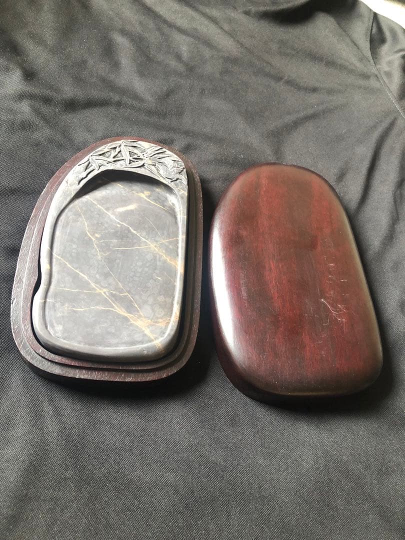 すずり 端溪硯 老坑水岩 大西洞 金綫 五彩釘 書道用品 端渓硯 文房四寶