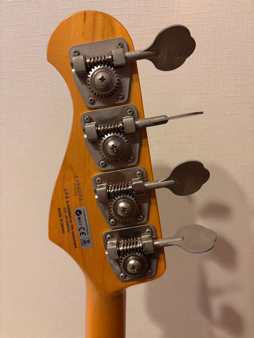 富士弦ネオクラシックジャズベース2015年製上位モデル　サンバースト