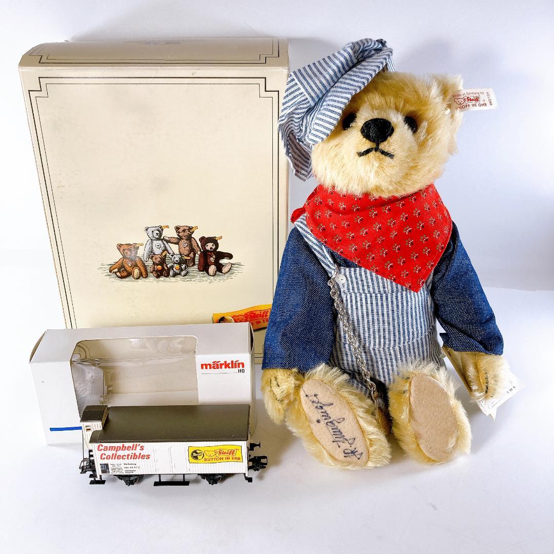 シュタイフ メルクリン USA限定 500体　テディベア・貨物車　|1862|☆
