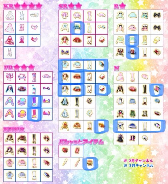 プリチャン バラ売り （更新） ジュエル1弾、ジュエル2弾、ジュエル3弾