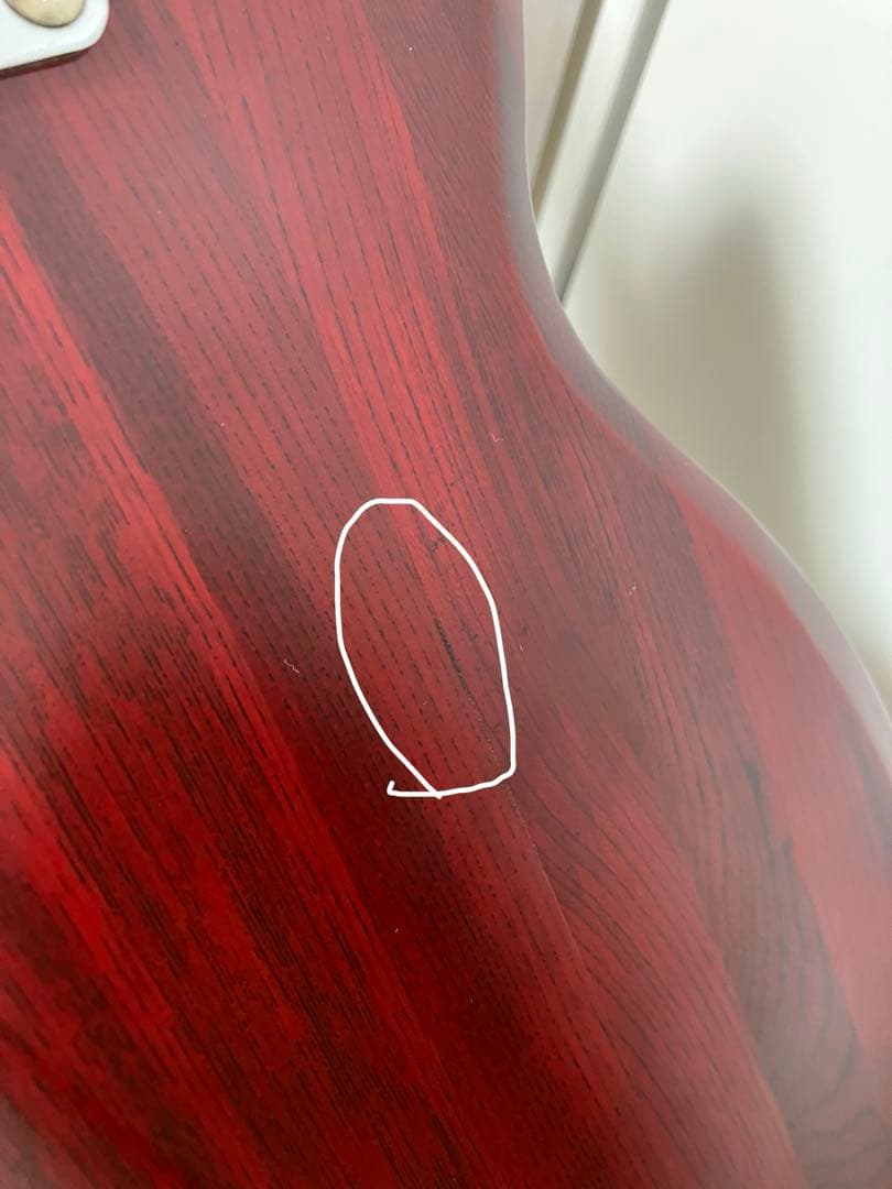 81年製マツモク シースルーレッド Aria Pro II CSB-380