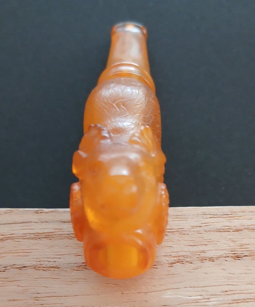 琥珀 パイプ ひつじ 「種の保護法認定」NO723