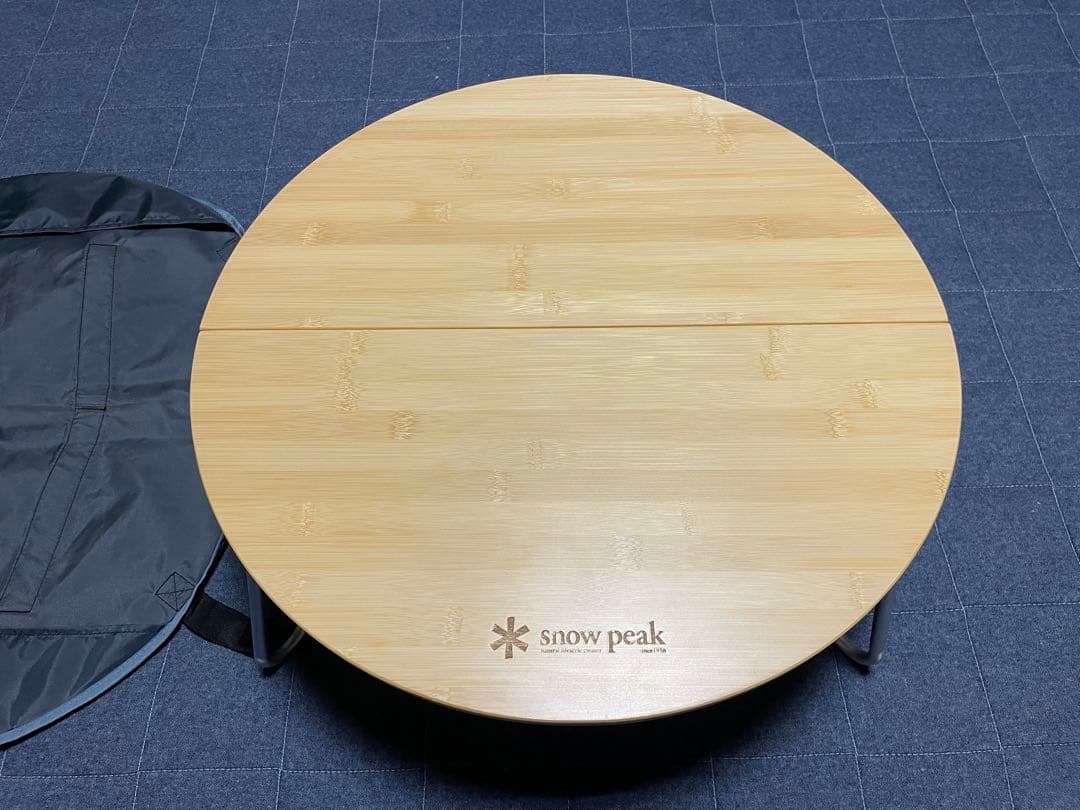 u*d様 廃盤美品！スノーピーク  peakワンアクションちゃぶ台竹 S