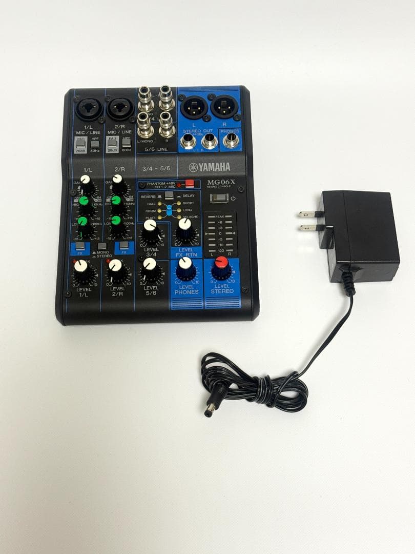YAMAHA 6チャンネルミキシングコンソール MG06X ヤマハ