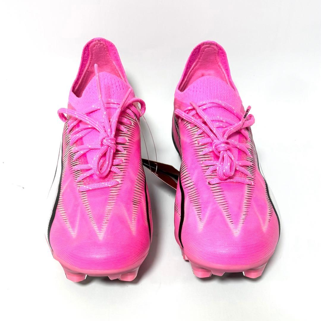 新品 プーマ W ウルトラ アルティメット FG/AG ポイズンピンク 23.0