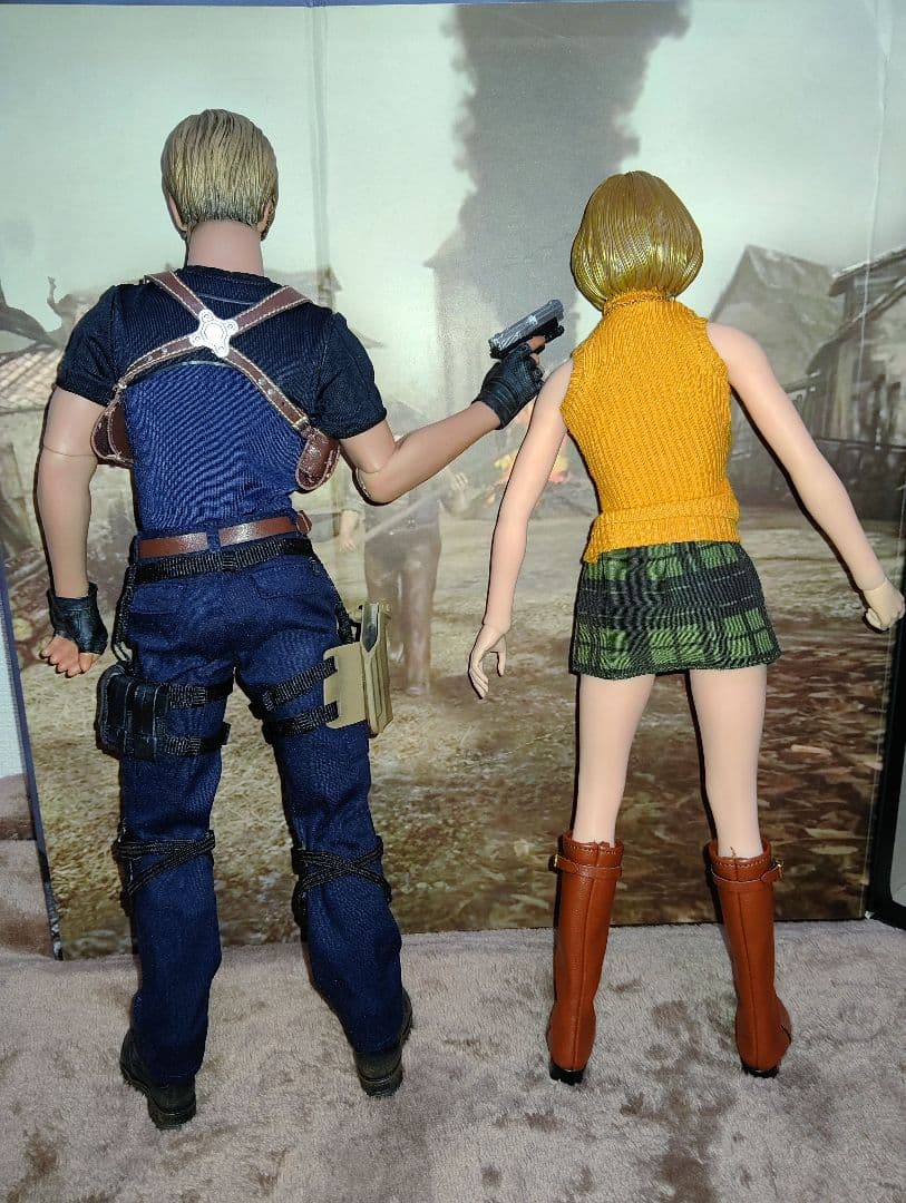 CAPCOM.[biohazard④.1/6(レオン＆アシュリー)]2体セット!