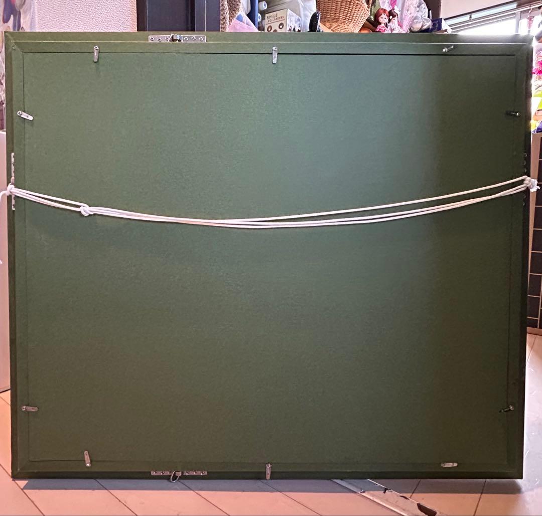 馬の群れ 金色フレーム