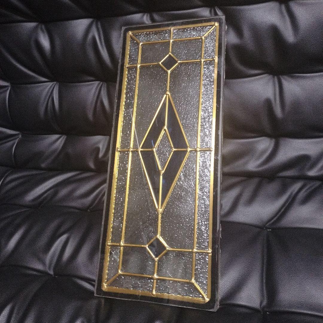 ステンドグラス 未使用 レトロ 装飾 ガラス