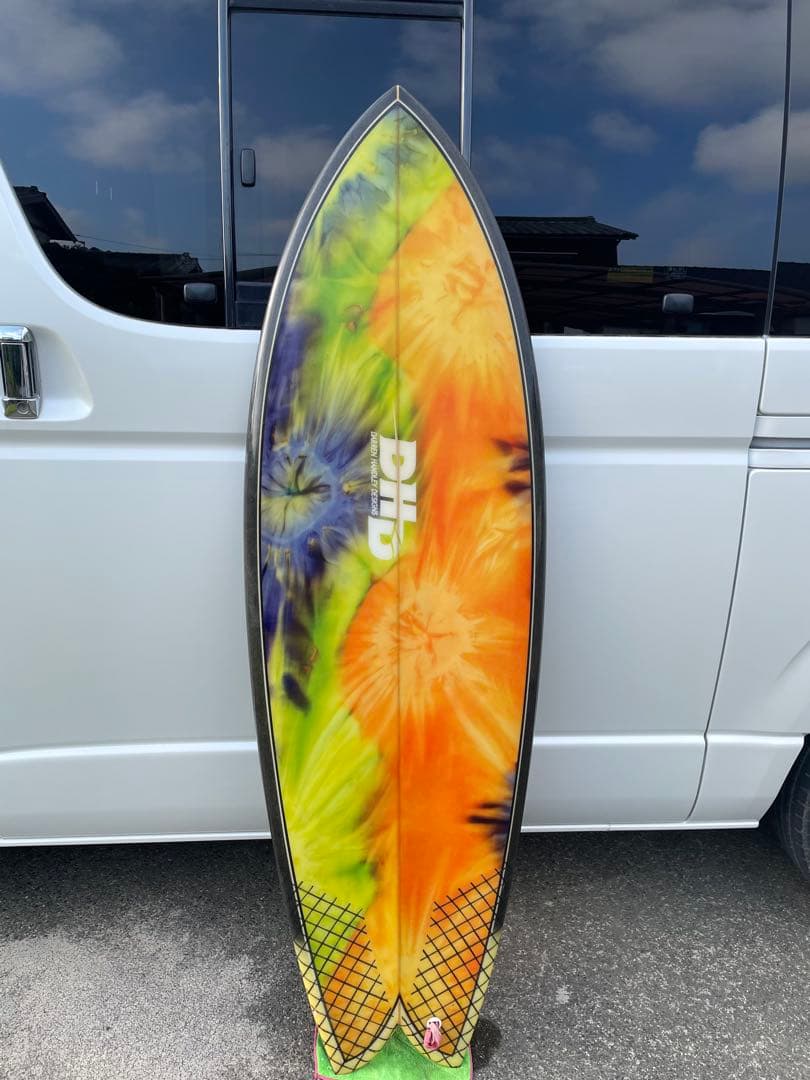 DHDサーフボード　ミニツイン フィッシュ　5'5