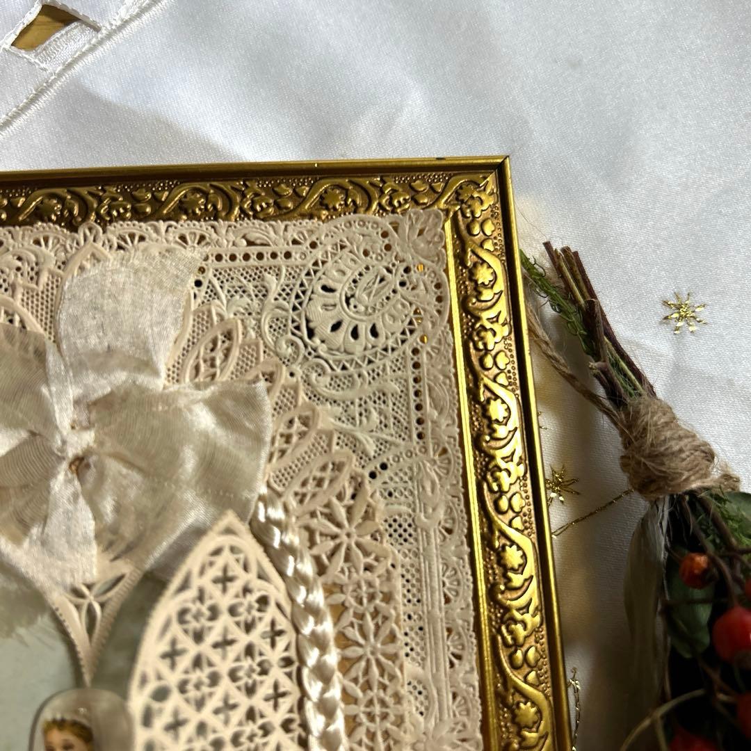 【✨破れなしの美品✨】✳︎フランスアンティーク コミュニオンのカニヴェ✳︎