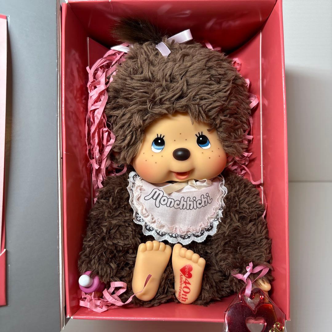 新品 2014年発売40周年記念 プードルボア 女の子 モンチッチ 455