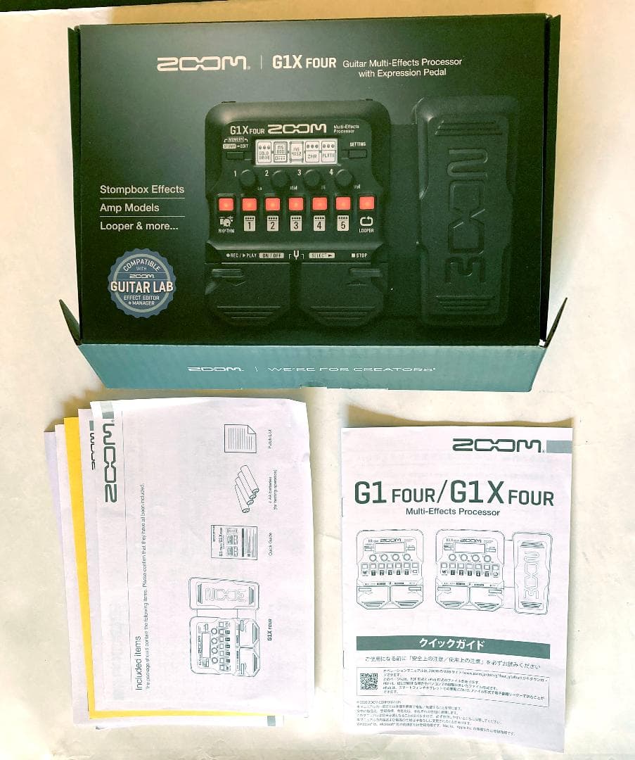 ZOOM G1X FOUR マルチエフェクター ACアダプタ付き