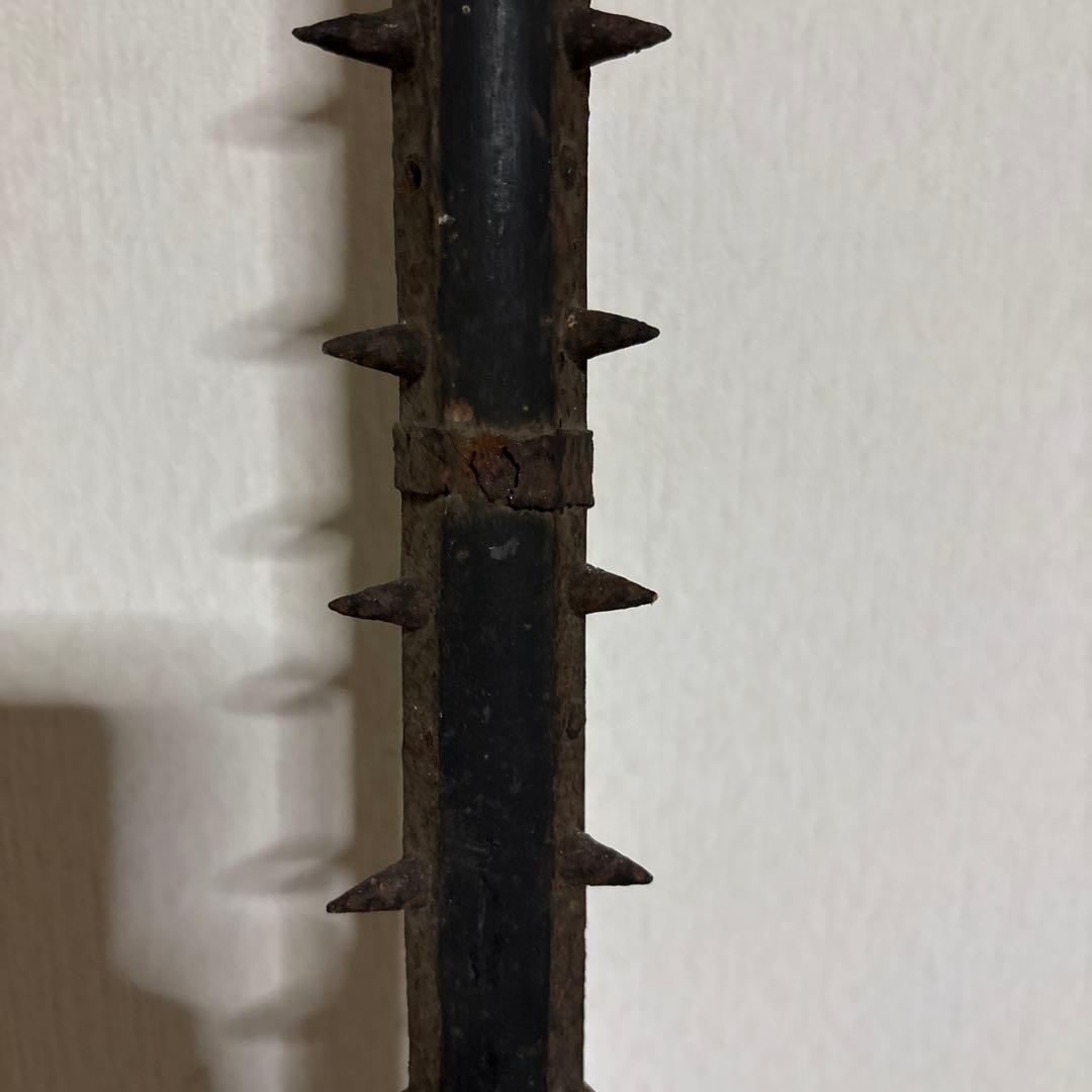 模造刀　模造槍　袖搦　そでがらみ　棍棒　骨董品　武具　レトロ　江戸時代　捕縛