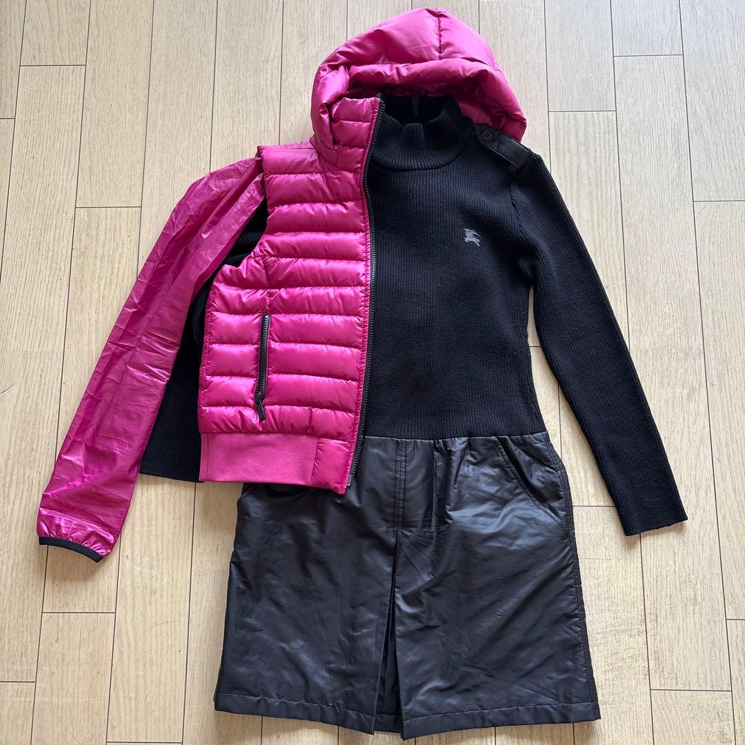 ２点セット　バーバリーゴルフ　ダウンベスト＆ワンピース