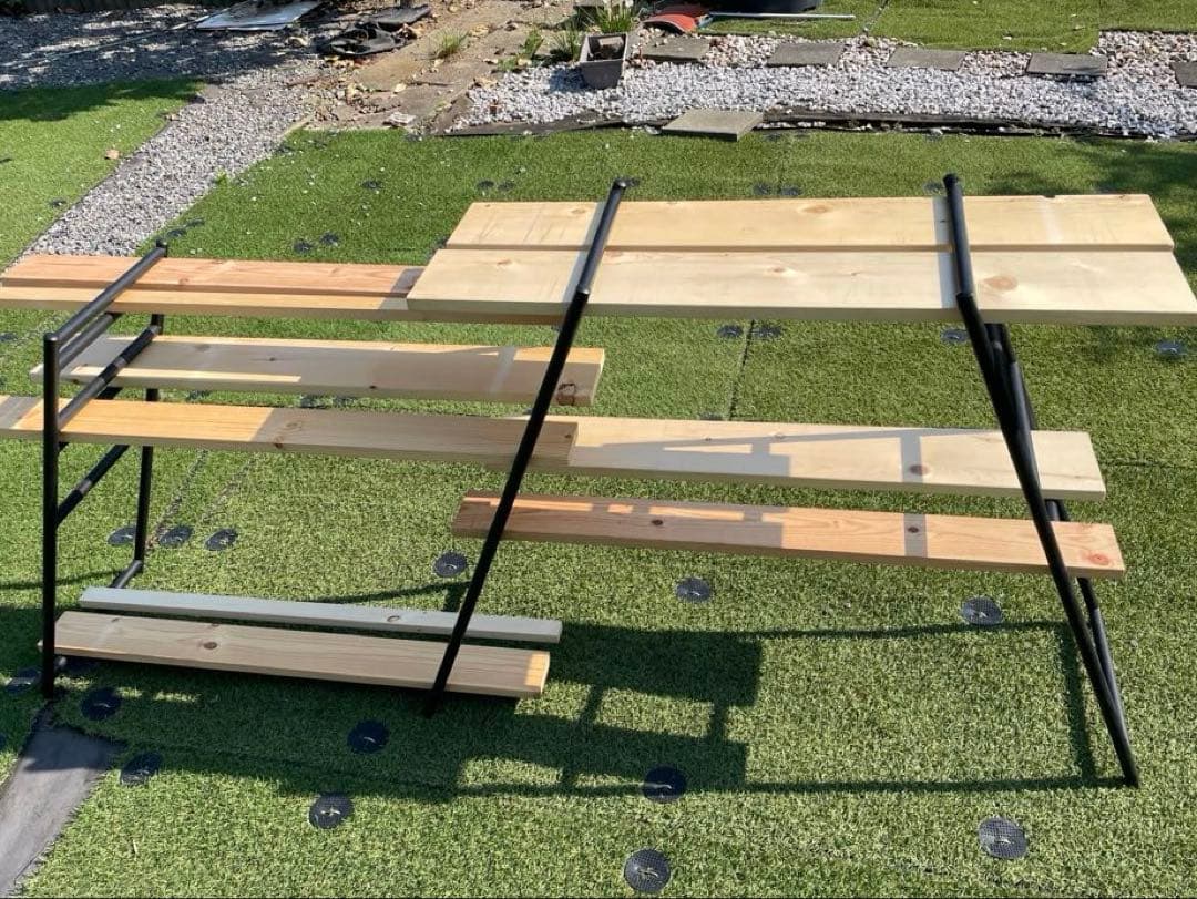 DOD アイアンテーブル　板・専用カバー付き