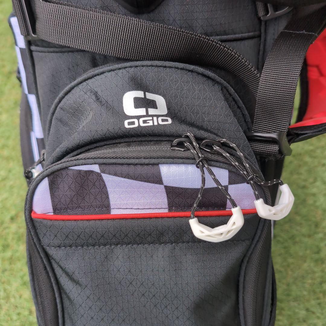 【4月購入美品】OGIO 24 チェッカーフラッグ スタンド式キャディバッグ