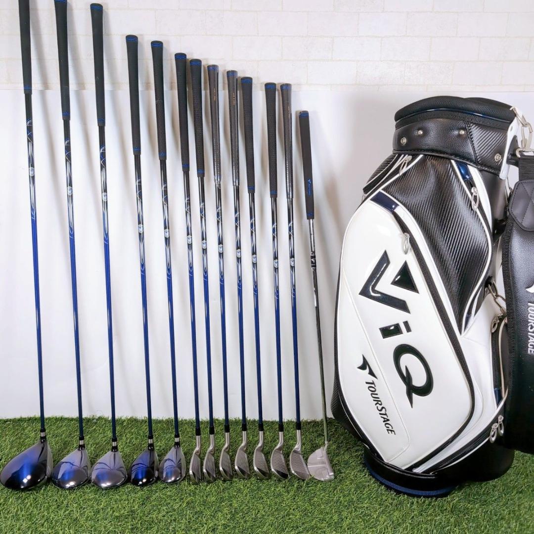 現行 TOURSTAGE ツアーステージ VIQ メンズゴルフ 13本セット